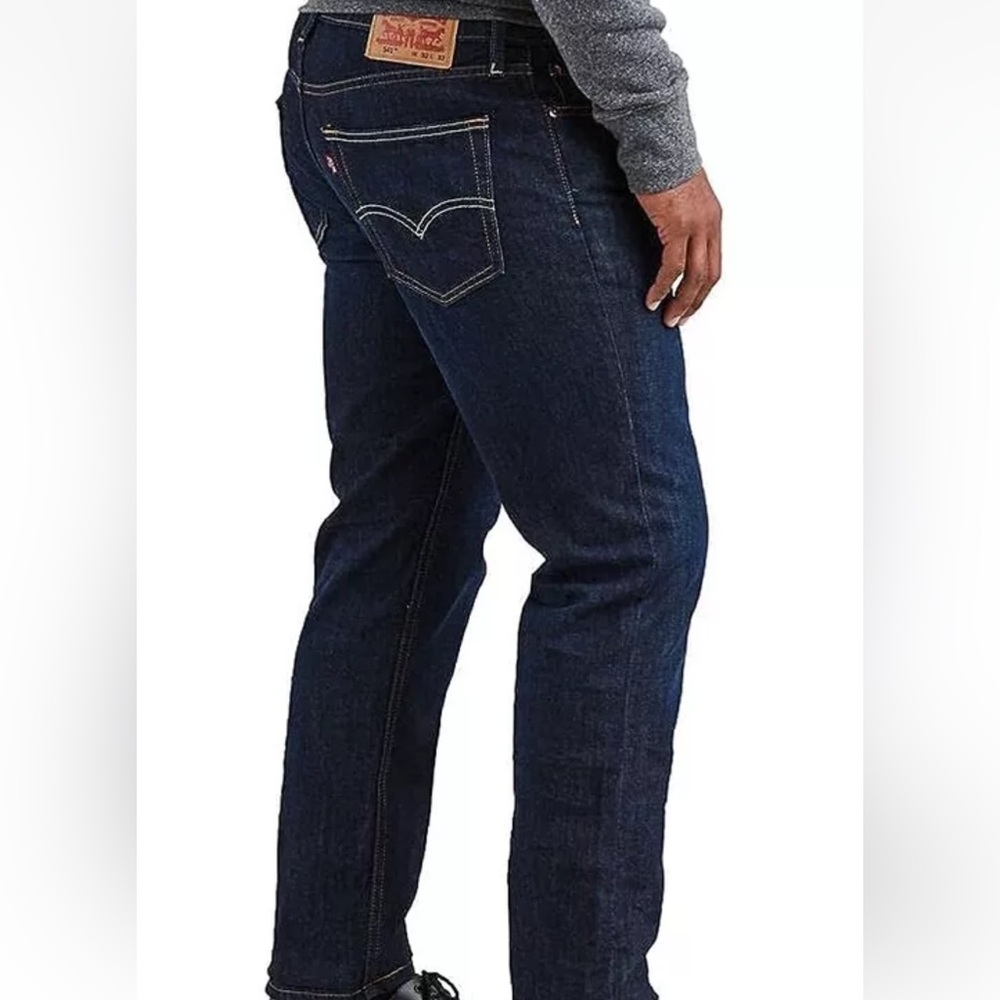 Levi's Men's 541 Athletic Fit Straight Leg Jeans - Dark Blue 32x32